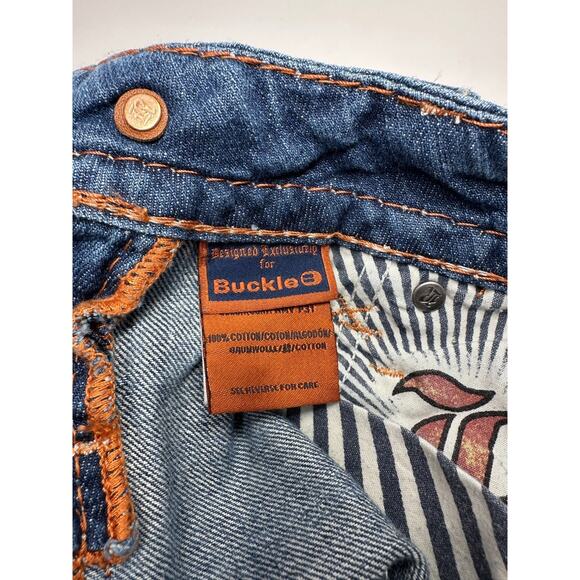 Rock Revival Amy Capri Jeans Sz 25 Medium Wash Stretch Denim Cropped 28” Inseam - Picture 5 of 8